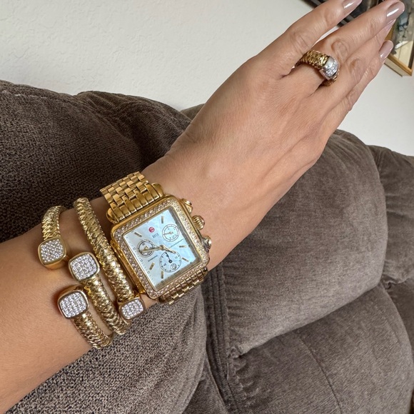 Sold! Stunning Michele Deco Diamonds Watch women MW06A01 - Picture 8 of 14